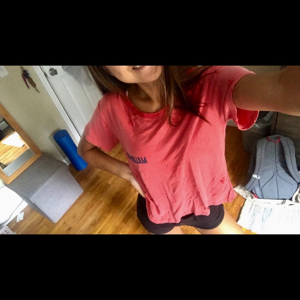 PacSun Yeezy Cut Up Malibu Crop Tee